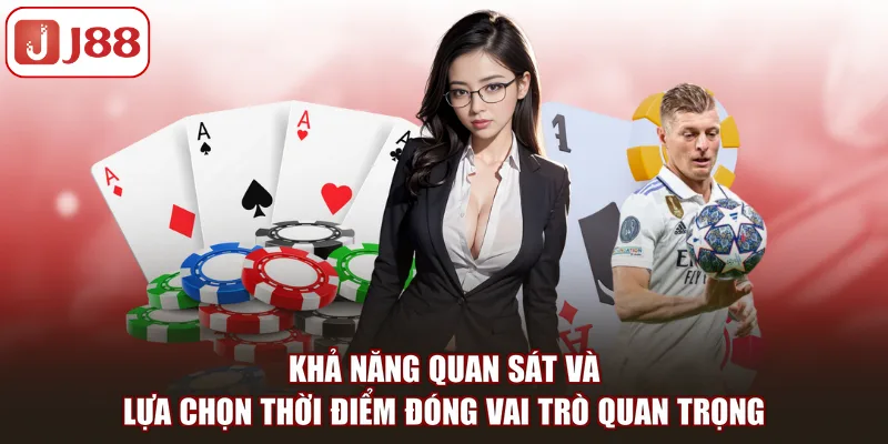 Khả năng quan sát và lựa chọn thời điểm đóng vai trò quan trọng